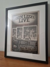 THIN LIZZY Original framed