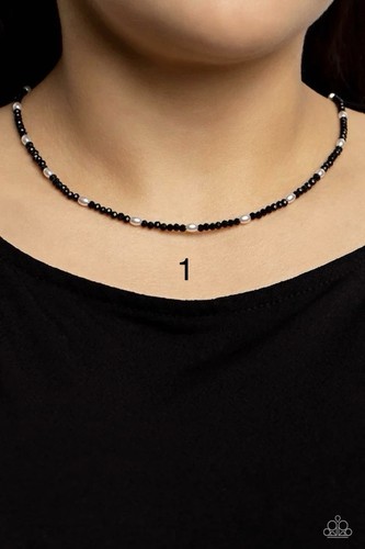 Paparazzi beaded blitz black - paparazzi,