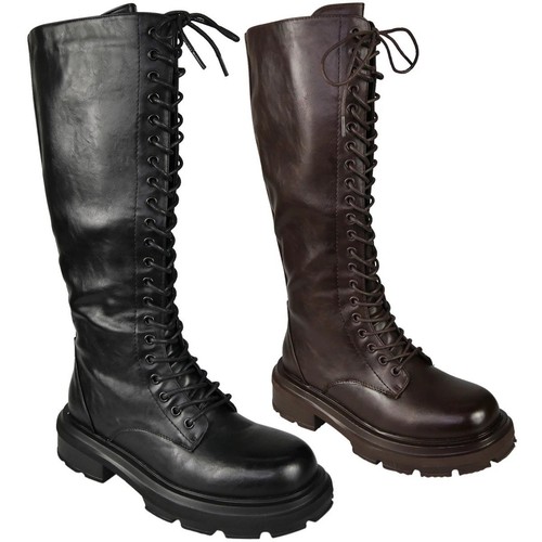 Biker boots ladies shoes mid - shoes,