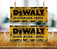 Dewalt , logo style 11 0z mug , POWER TOOL , BUILDER , PLUMBER , ELECTRICIAN