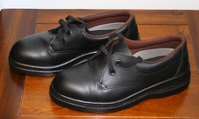 Arco 06G97 Black Leather Work Steel Toe Cap Safety Boots Shoes UK5 EU38 VGC