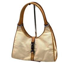 Gucci Shoulder Bag Jackie Canvas Brown Authentic