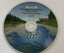 PEUGEOT NAVIGATION MAP CD DISC