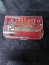 Vintage Gillette Super Speed with 5 unused Durex blades (NOS)