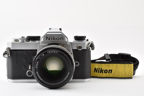 Nikon silver 35mm slr film - fm,