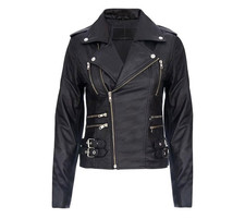 Ladies black retro 100 nappa - 100%,