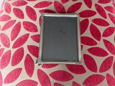Metal silver rectangular photo