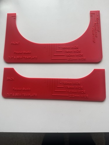 Cut and see neckline templates - and,