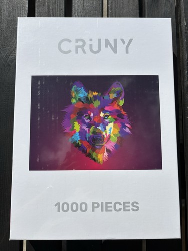 Cruny colourful wolf 1000 - colourful,