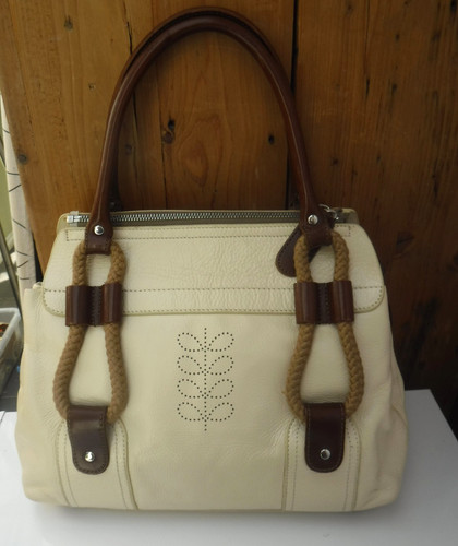 Orla kiely cream leather - cream,