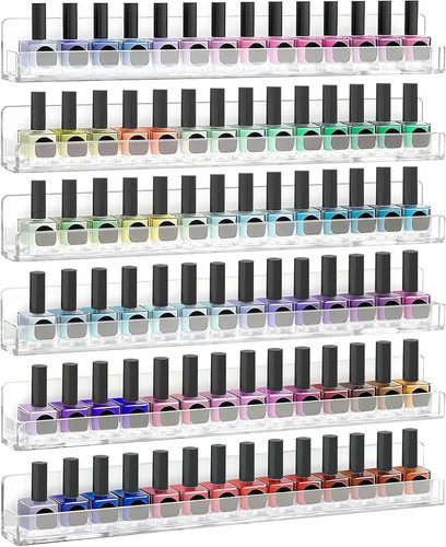 Wall mount nail polish - nail,