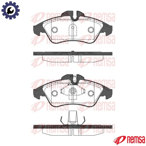 Brake pad set disc - brake,