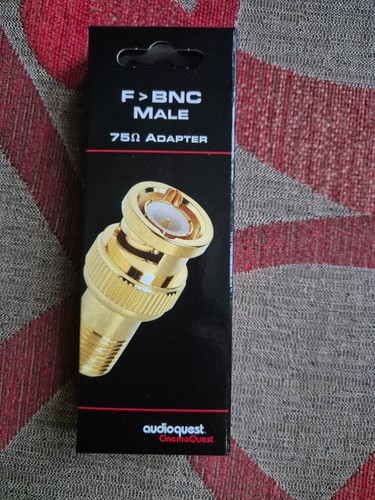 Audioquest bnc male - f,