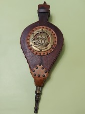 20" Vintage Brass & Wood Fire