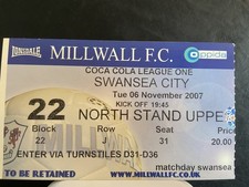 Millwall Vs Swansea City, 6th