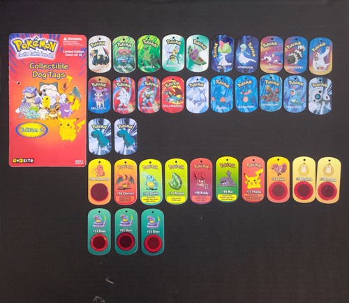 Pokemon tazo tags - pokemon, tazo,