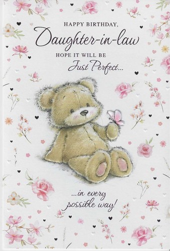 Daughter law birthday card - in,