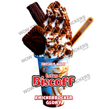 Biscoff Flake Mix Ice Cream
