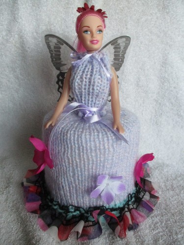 Hand knitted lilac - knitted, garden