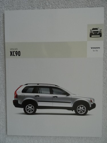 Volvo xc90 brochure 2004 t6 - volvo,