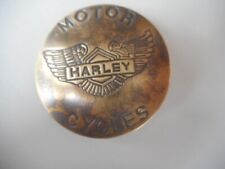 Harley brass badge vintage HD