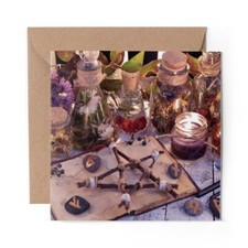 1 x Blank Greeting Card Wicca