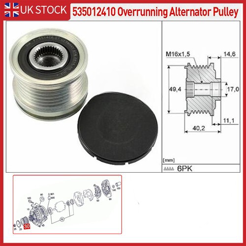 Freewheel alternator clutch - alternator,