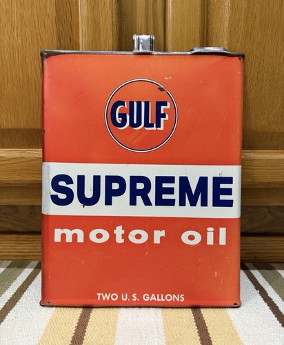 Gulf motor oil sign - motor,