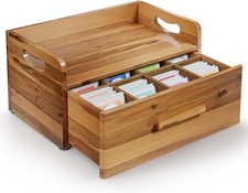 Tinamo Acacia Wooden Tea Box