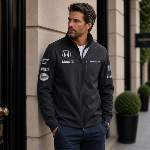 Mclaren honda jacket mens - honda,