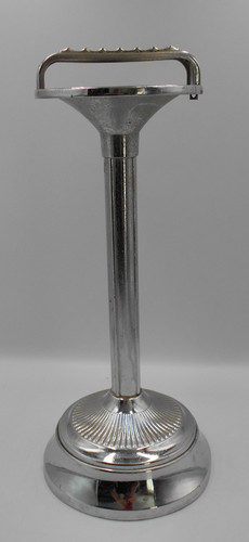 Chrome floor standing - floor, ashtray