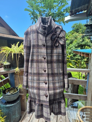 Love moshino brown pink plaid - moshino,
