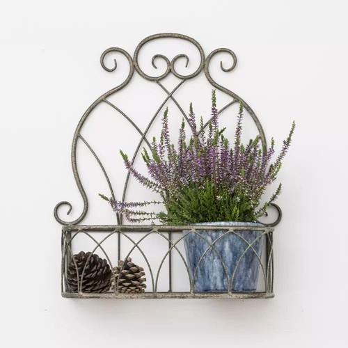 Wall hung planter rustic - wall,