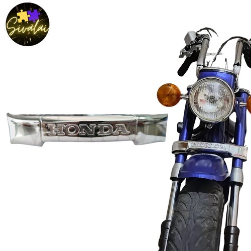 Front fork cover emblem - front, badge