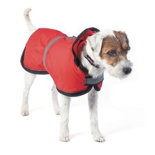 Uber-Activ Dog Waterproof Comfort Coat 45cm - Adjustable - Red - RRP £26