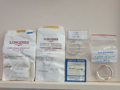 Nos vintage watch crystals - watch,