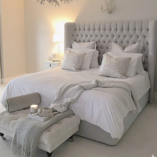 Double wingback bed frame - double,