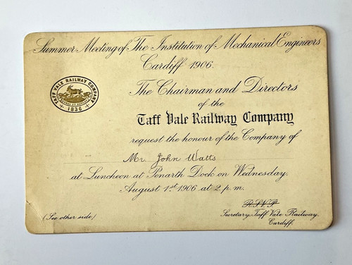 Taff vale railway 1906 - vale,