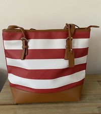 Pavers Red White Stripe PU