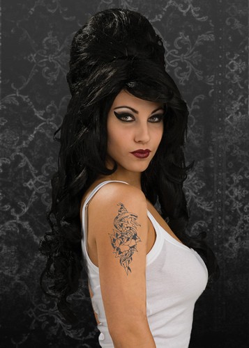 Gothic black amy winehouse - black,