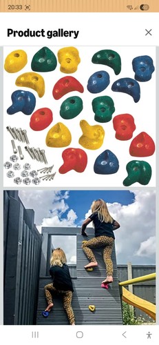 Climbing holds rock wall - rock,