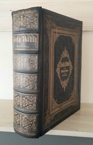 Large antique holy bible - large,
