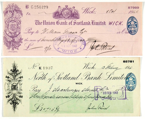 Wick caithness union - union, bank