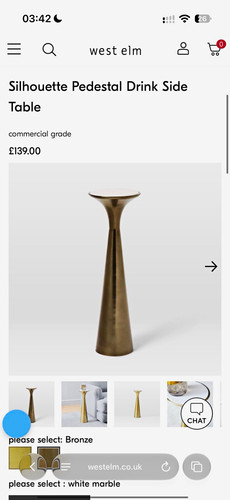 West elm silhouette - silhouette, pedestal