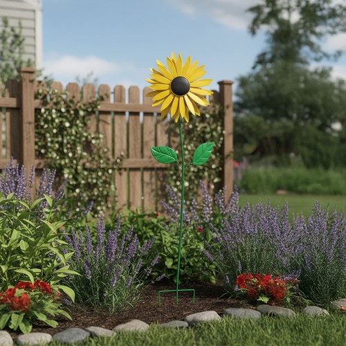 Garden sunflower magical wind - garden,