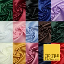 15 COLOURS - Premium Plain Smooth Matt Duchess Bridal Satin Fabric Wedding Dress