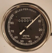 Smiths Chronometric 80 MPH Motorcycle Speedometer - Replica