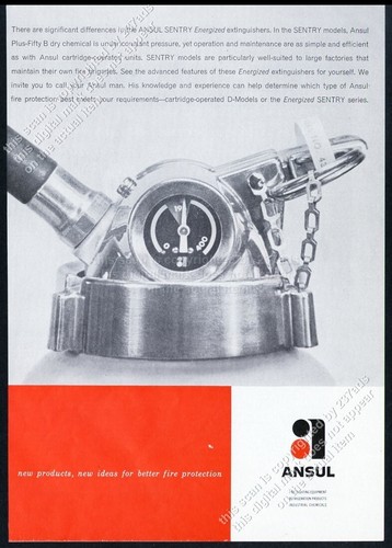 1960 ansul sentry energized - 1960,
