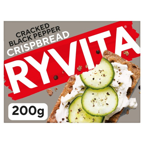 Ryvita cracked black pepper - black,