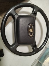 JAGUAR XJS V12 FACELIFT STEERING WHEEL BLACK LEATHER HORN BUTTON BEC8361 CBC9241